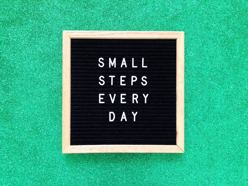 Small steps every day